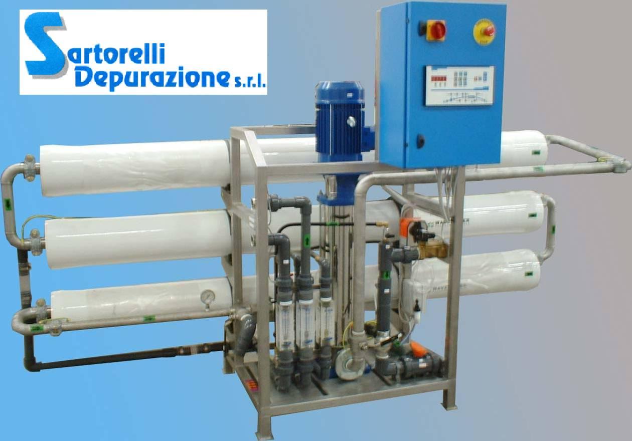 Impianti industriali a osmosi inversa - Sartorelli