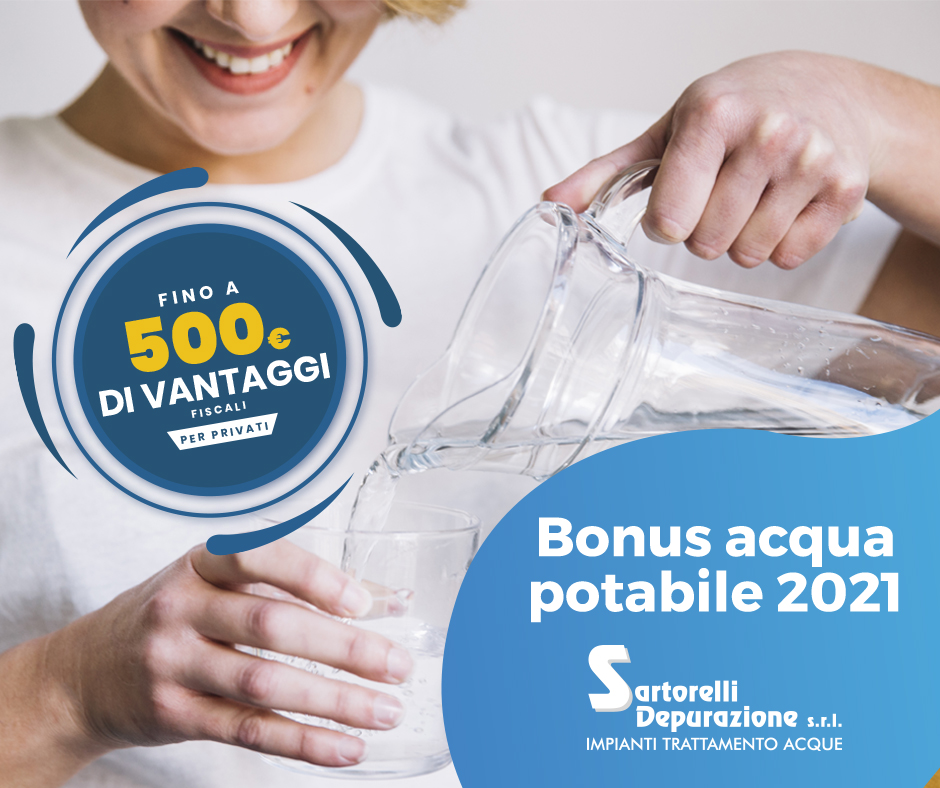 Leggi la nostra guida per accedere al Bonus Acqua potabile 2021